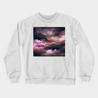 Aesthetic Stormy Clouds Crewneck Sweatshirt